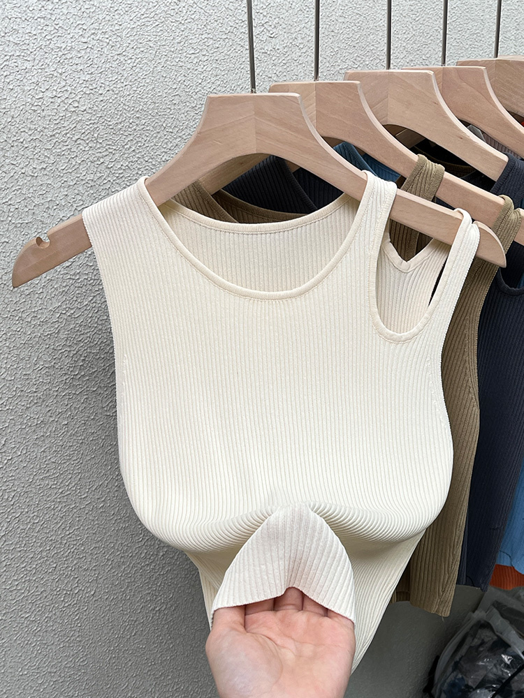 Sexy Spaghetti Strap Sleeveless Vest Street Wear Camis Tank Tops