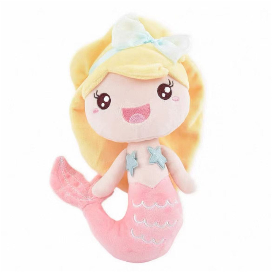 Wholesale Stuffed Baby Shower Blanket Set Mermaid Plush Doll