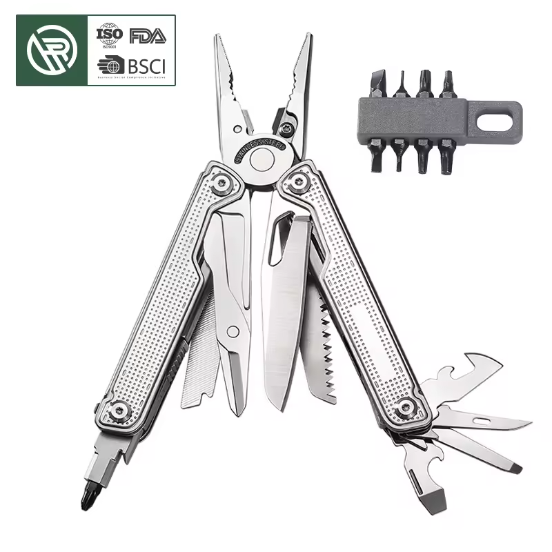 Bochen Wholesale 25 In 1 Outdoor Folding Knife With Pliers For Field Emergency Diy Industrial Equipment Customizable Oem Support
