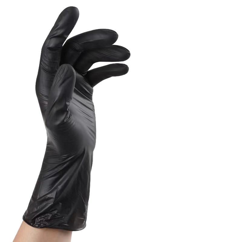 High Quality Food Grade Health Nitrile Hand Gloves Black Nitrile Gloves Clean Room Nitrile Gloves