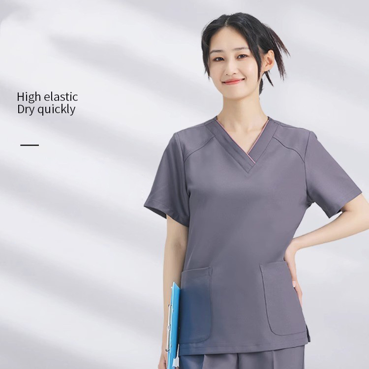 Scrub for Women Scrubs V-Neck & Yoga Jogger Pants Medical Nursing Uniform Scrub Set