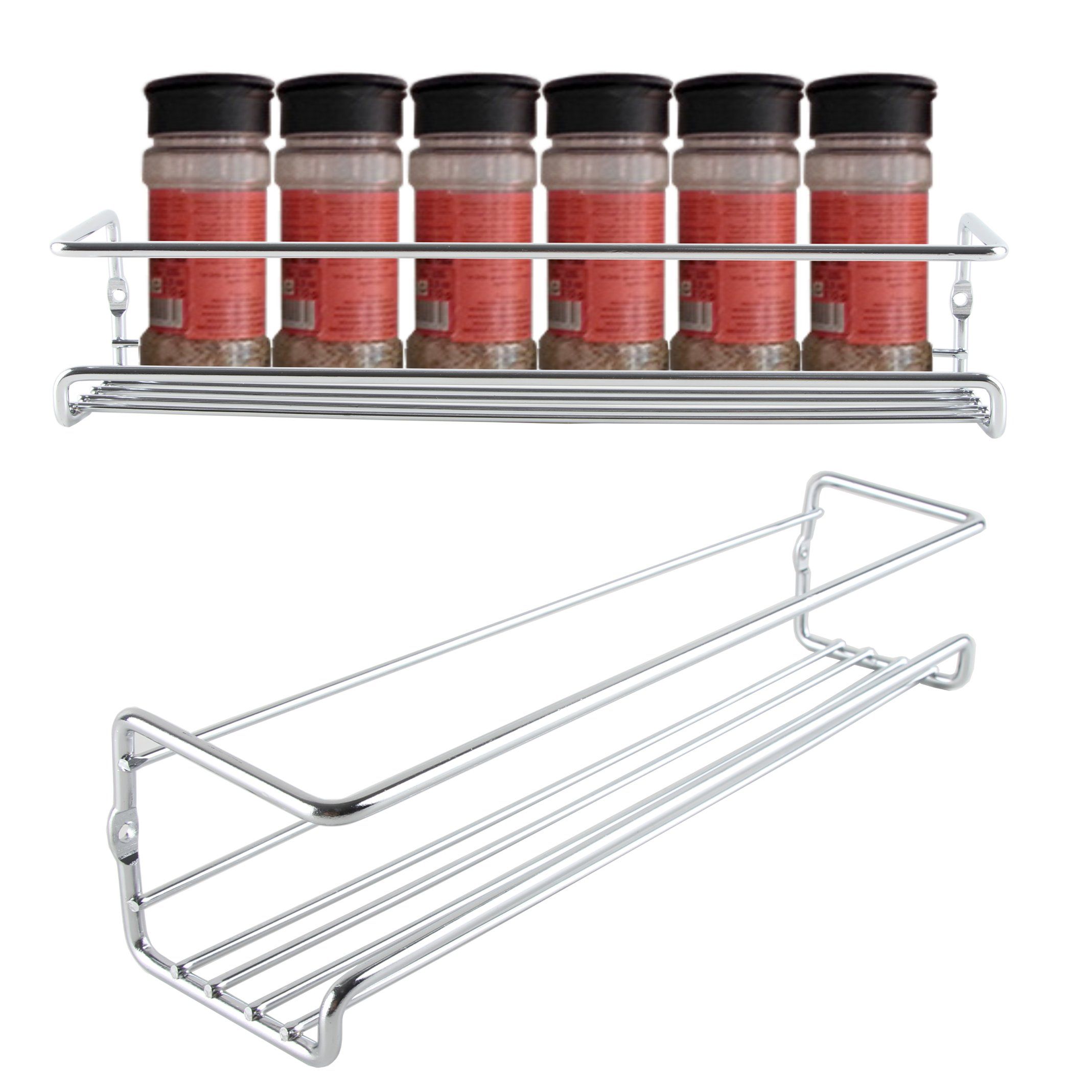 High Quality Metal Self Adhesive Spice Rack for Kitchen
