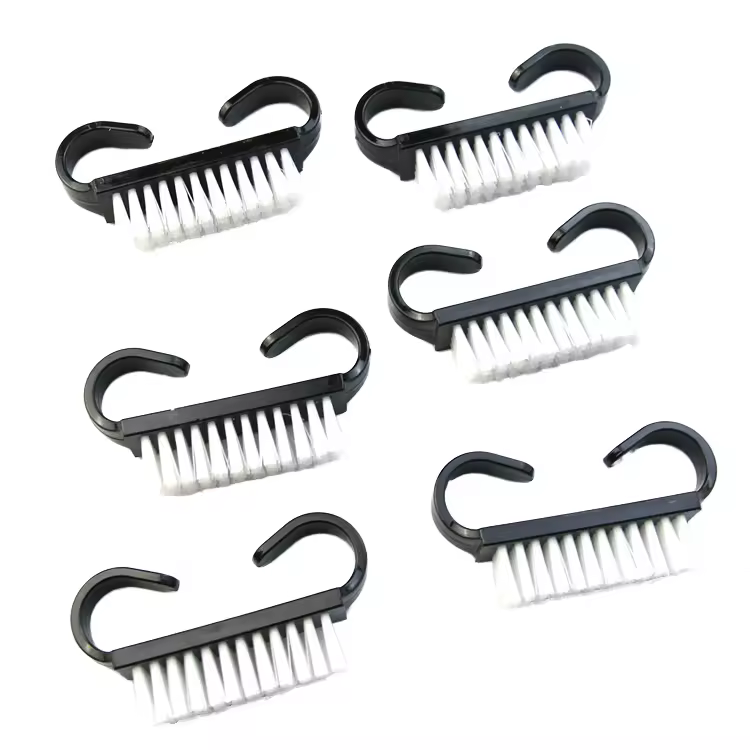 Hot Sale Plastic Beauty Nail Brush Big Size Plastic Nail Cleaning Manicure Pedicure Dust Cleaner