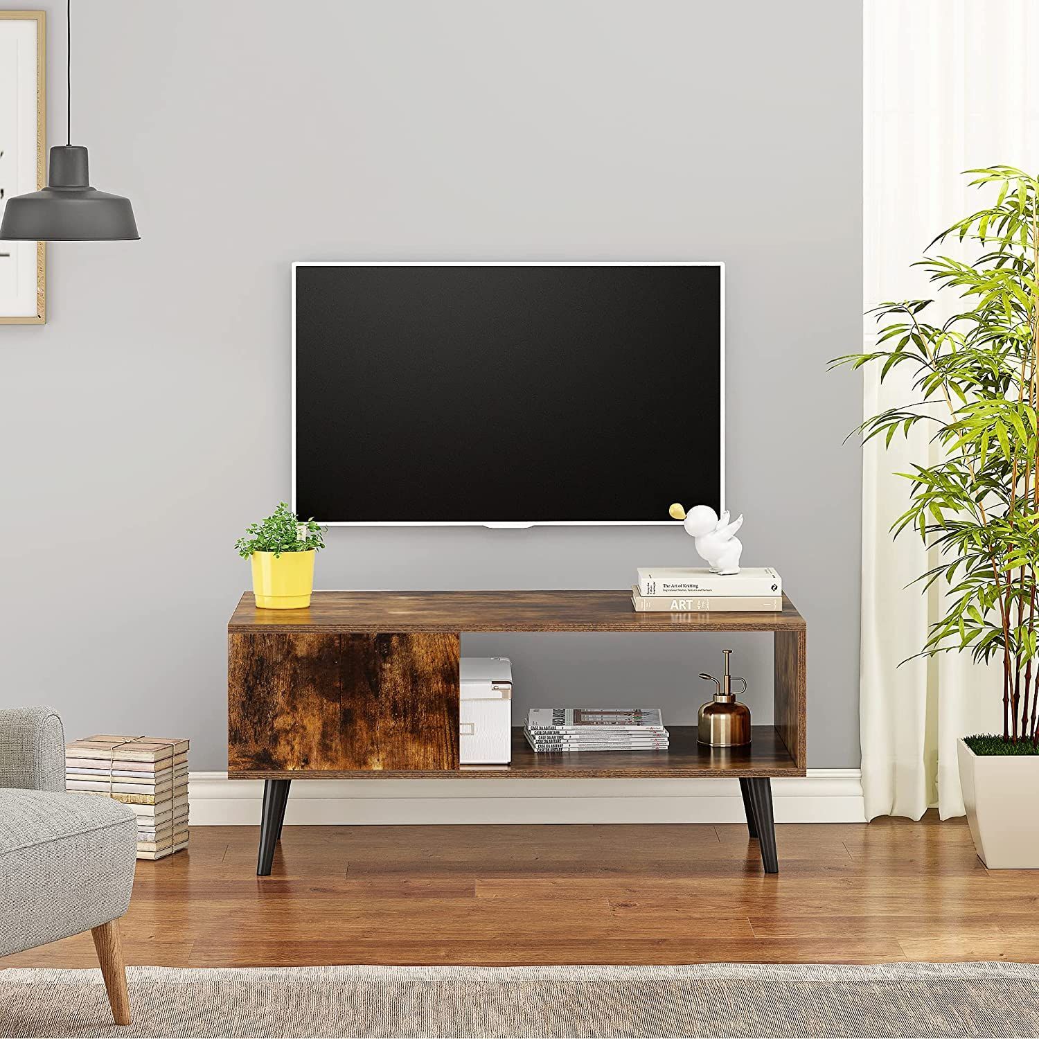 Scandinavian Birch Plywood Minimalist TV Stand