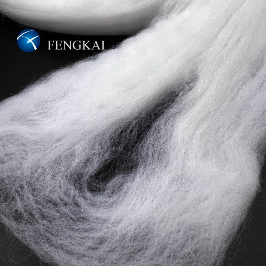 Polyester Tops Virgin Grande 6.7D *102mm Raw White