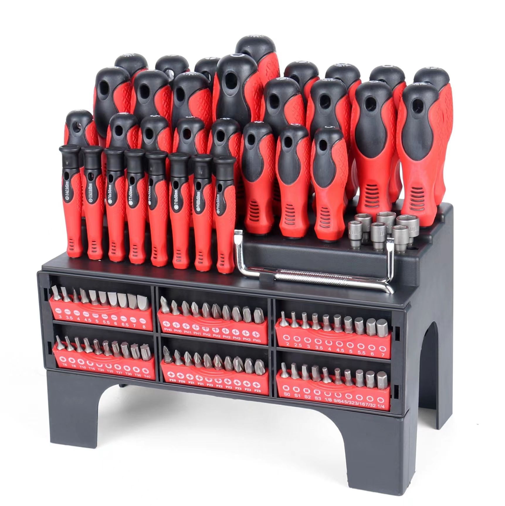 100PCS Best Quality Screwdriver General Home Hand Tool Magnetic Screwdriver Set
