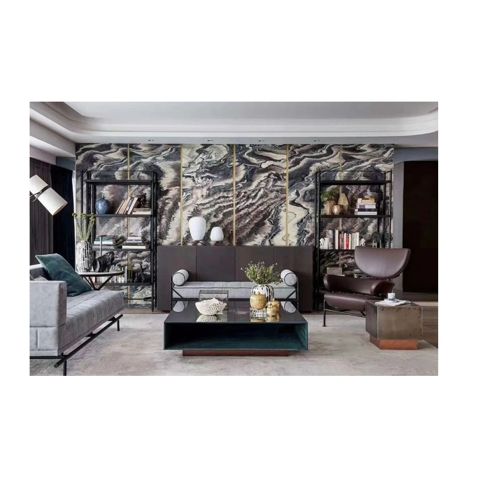 Wholesale Purple Onyx Marble Slab Kinawa Violet Living Room Decor Home Kitchen