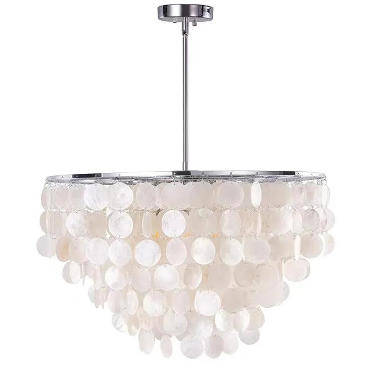 Hotel Modern Shell Chandelier Kitchen Pendant Light Hanging Light