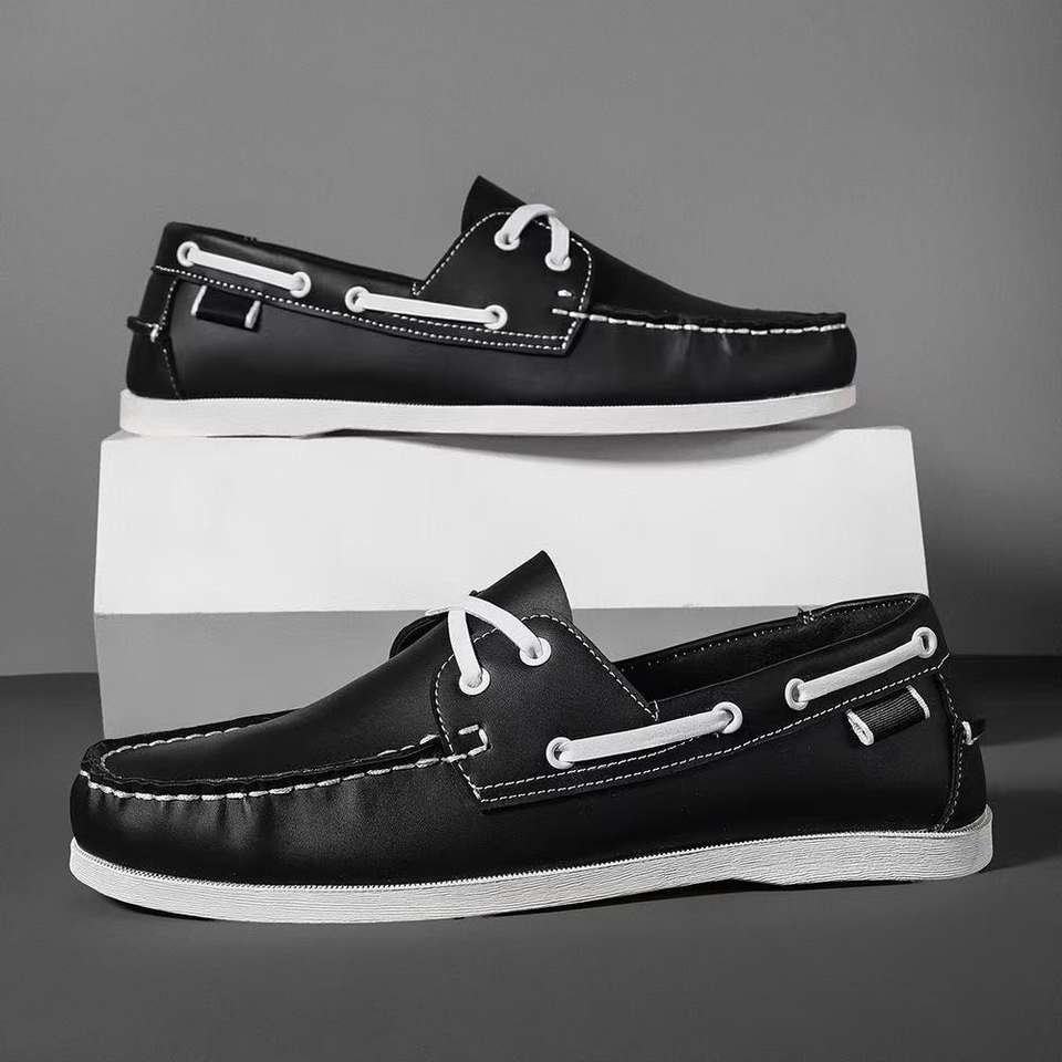 Explosions Sailing Shoes Men's Shoes All-match Handsome Fashion Fashion Authentic Hand-stitched One-piece Shoes