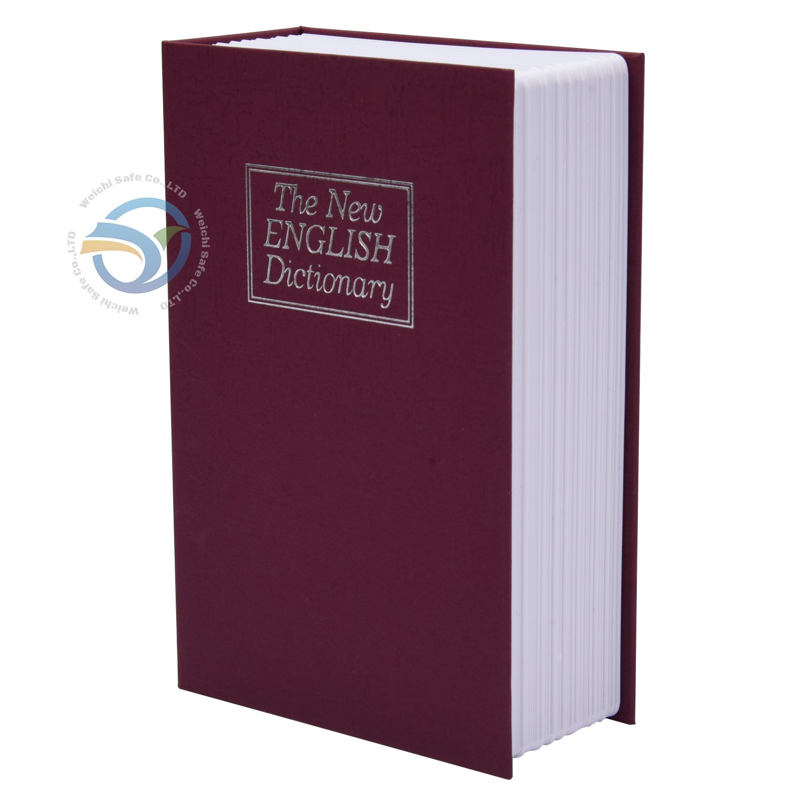 Weichi Dictionary Book Safe Box with Key Lock for Secure Home Use