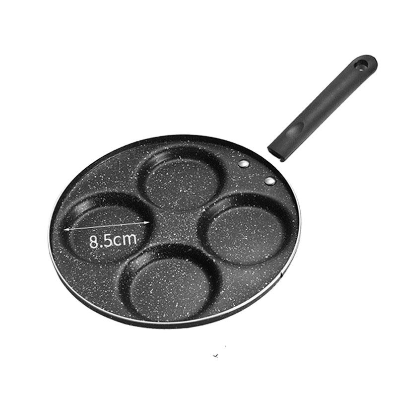 Burgers Bacon 4 Cup Egg Frying Pan Pancakes Omelettes for Breakfast