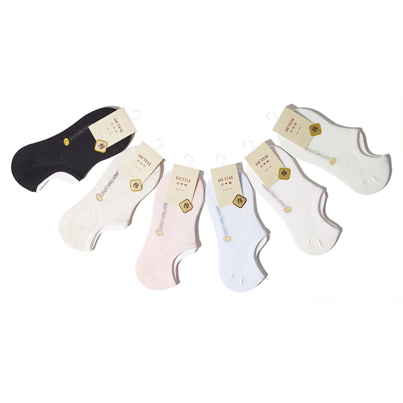 Premium Private Label No Show Cotton Sock Summer Breathable Soft Low Cut Ankle Socks