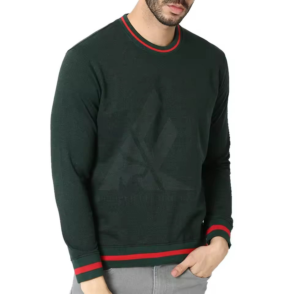 New Design Best Quality 100% Cotton Solid Winter Sweatshirts For Men Low Moq Wholesale Price Made In Pakistan