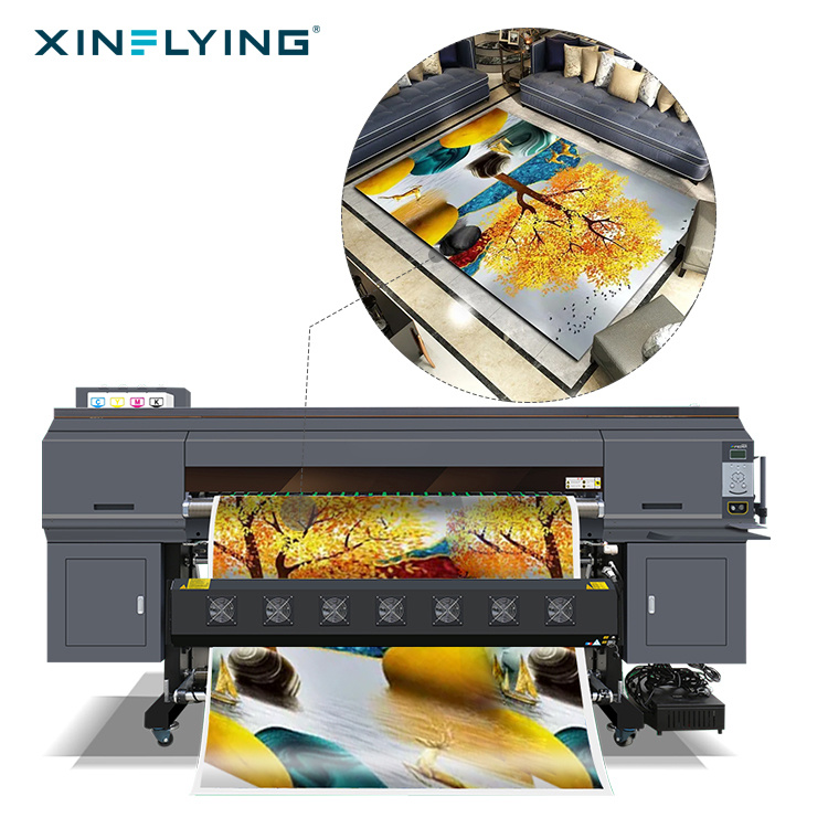 2024 Xinflying 8 Heads 1.9m I3200 Sublimation Printer Textile Fabric Clothes T-Shirt Sublimation Printing Machine