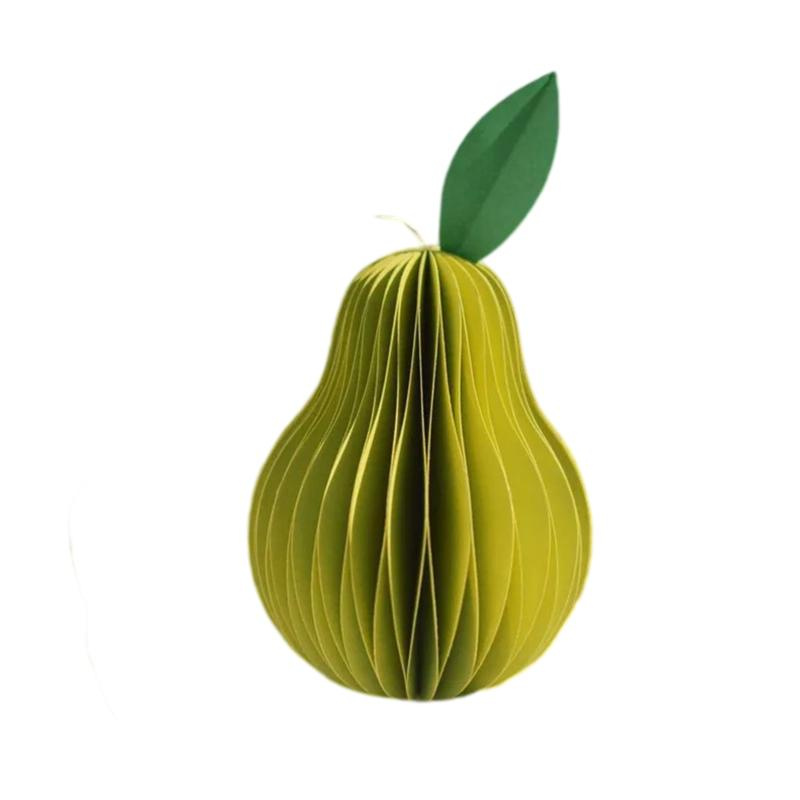 Pear Design Paper Honeycomb Decoration for Home Party Supplier and School Garden Room Baby Shower Birthday Party Decorations