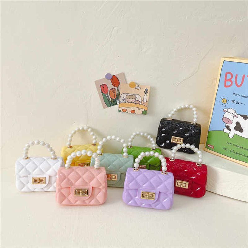 Hot Sale Jelly Bag Tote Bag Cute Little Satchel Promotional for Kids