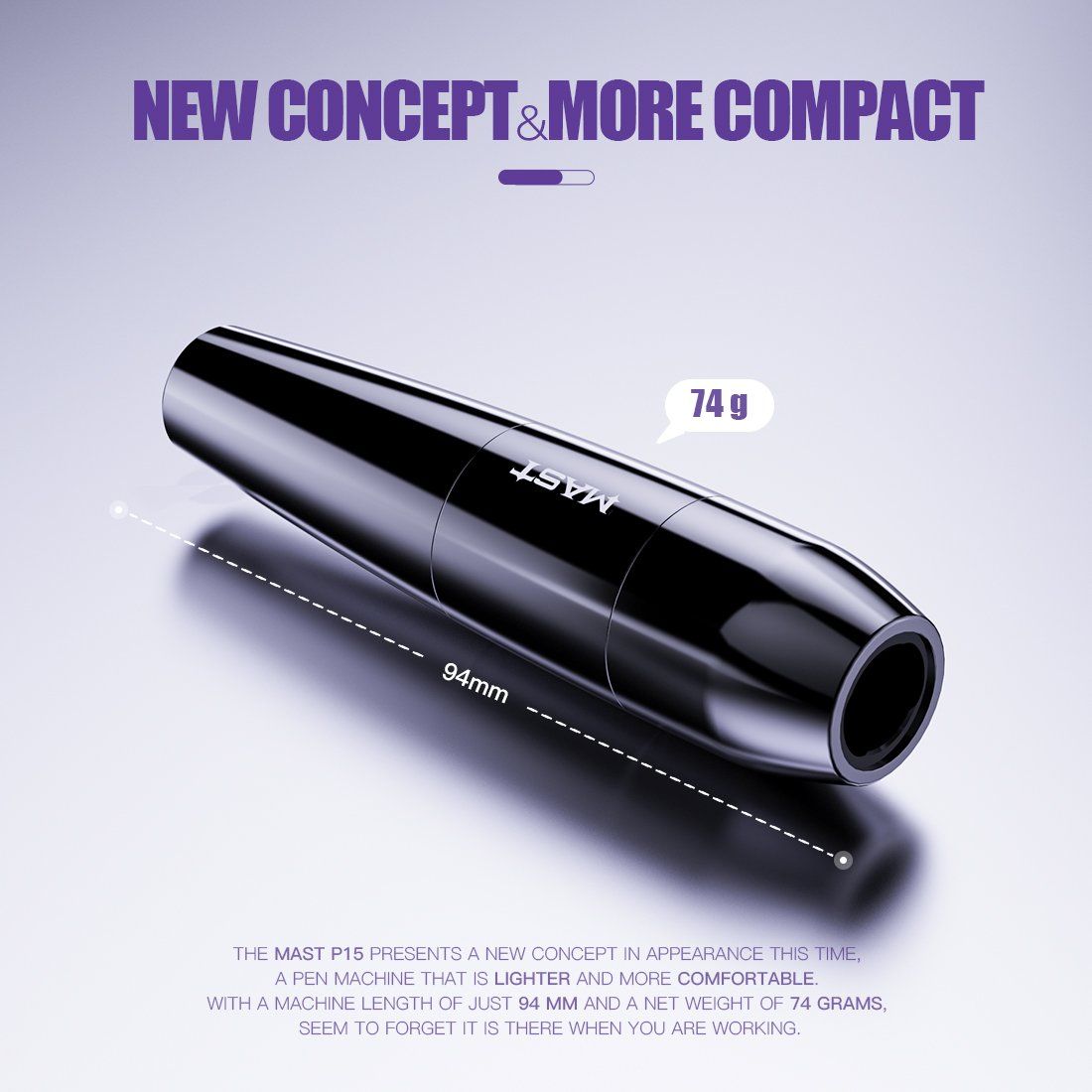 Cheap Mast P15 Semi Permanent Makeup Eyebrows Tattoo Machine Manufacturer China