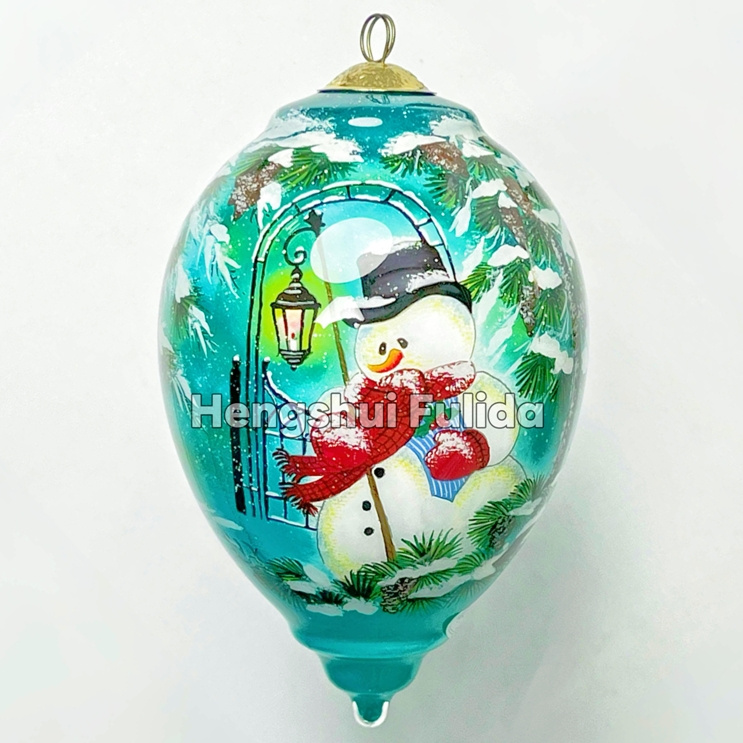 Drop-Shaped Unique Handcrafted Christmas Ornaments for Festive Home Decor