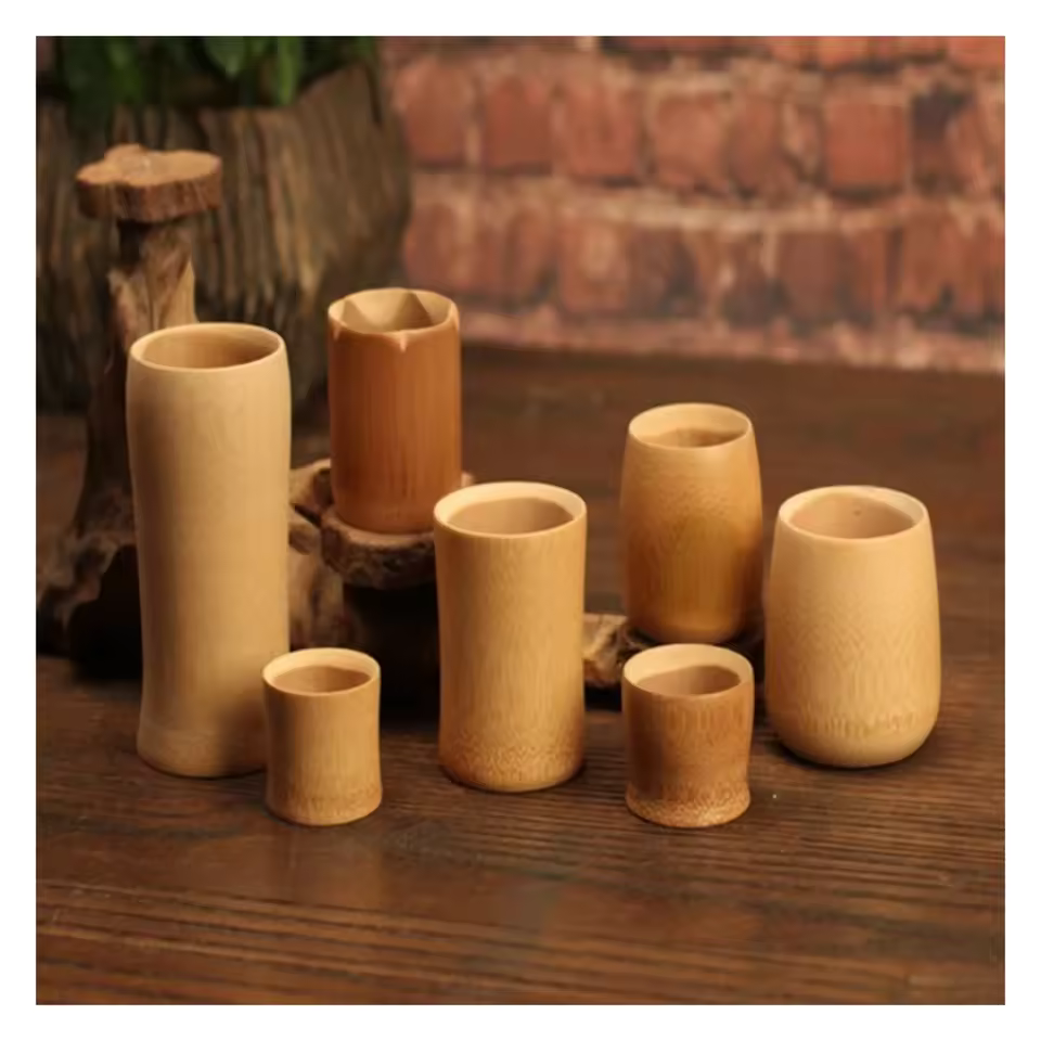 Wholesale Reusable Bamboo Cup With Silicone Lid. Natural & Bpa-free For Healthy Hydration. Factory Direct For Distributors Today