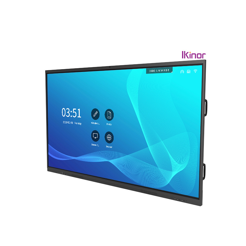Ikinor 75 Inch 4K Interactive Display Digital Board Supplier OEM Smart Display with Camera Conference Panels