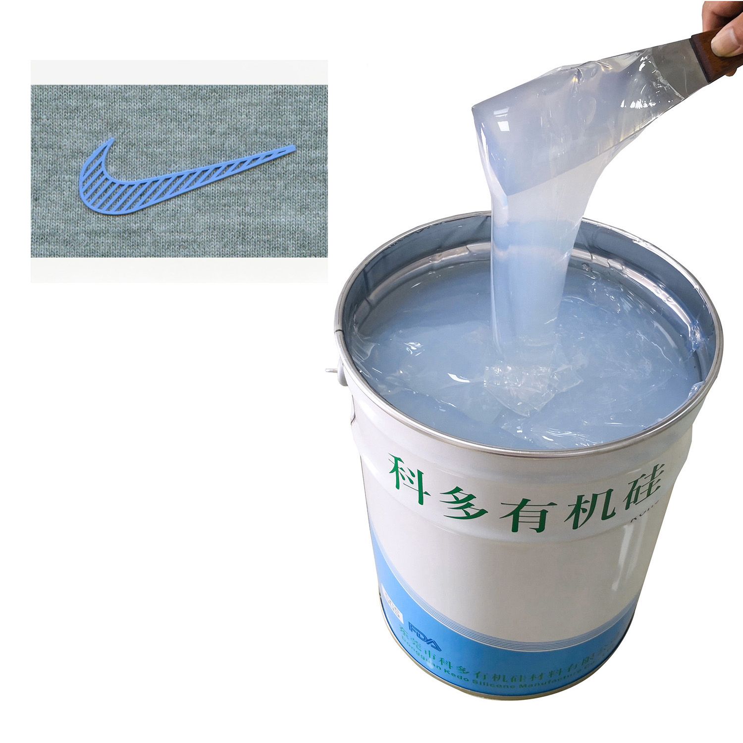 Professional Production Liquid Silicone Gel for Textile Screen Printing Molding Materials