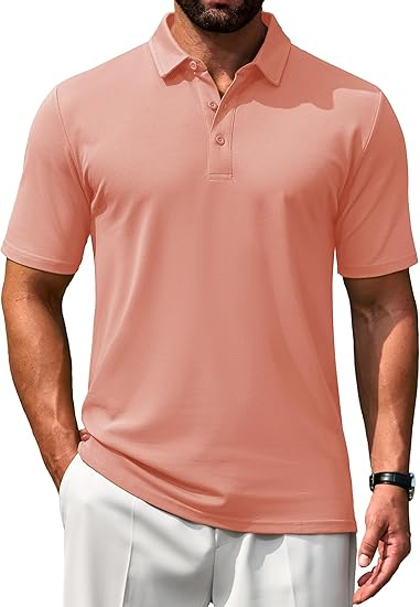 Cotton T Men's Polo Shirt-12PCS OEM Great for Casual Wear