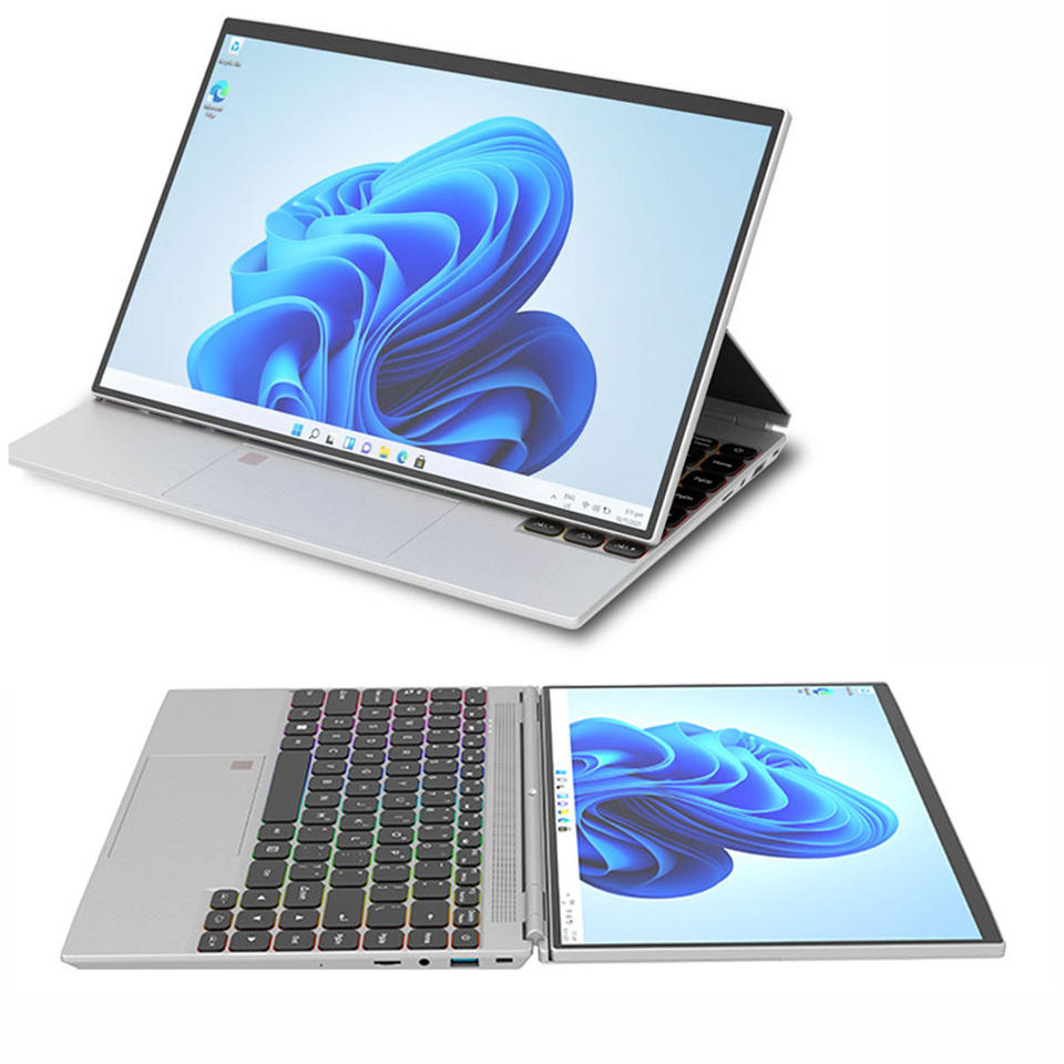 2025 New Factory Manufacturing 14 Inch Touch Screen Intel N95 Quad Core Ultrabook Aluminum Home School Business Office Laptop