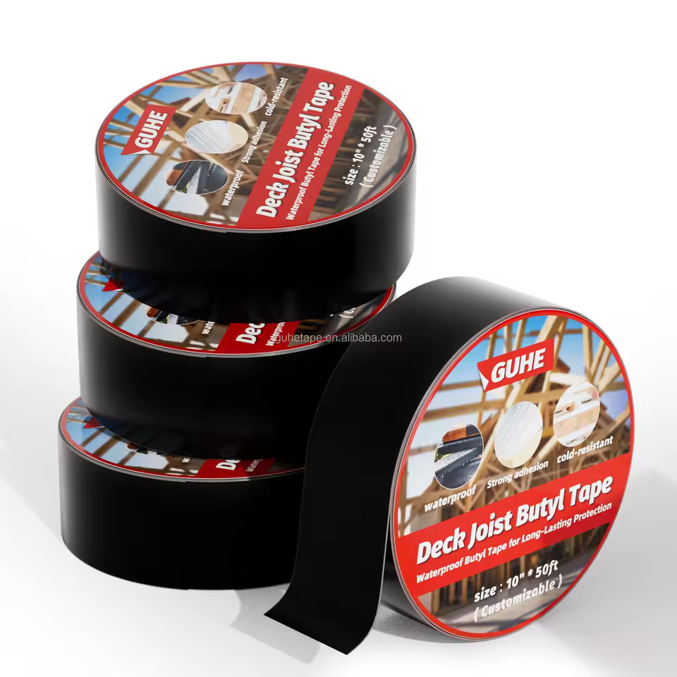 Wholesale Customization Butyl Decking 2" X 50' Deck Joist Roof Tape,Waterproof Long-lasting Protection Joists And Beams Tape