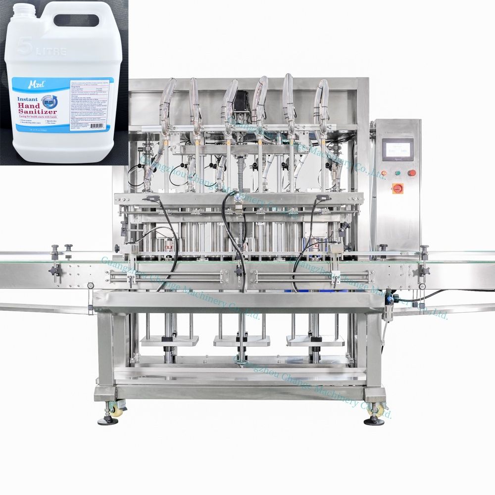 China Factory Supplier 5 Liter Solution Liquid Jerrycan Canister Filling Machine