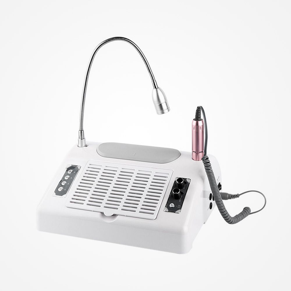 Electric 5 in 1 Professional LED UV Gel Nail Lamp Light Dust Collector Manicure Nails Art Drill Set Machine