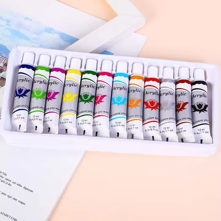 Professional Private Label Acrylic Paint Tube Acrylic Paint For Paintings By Numbers