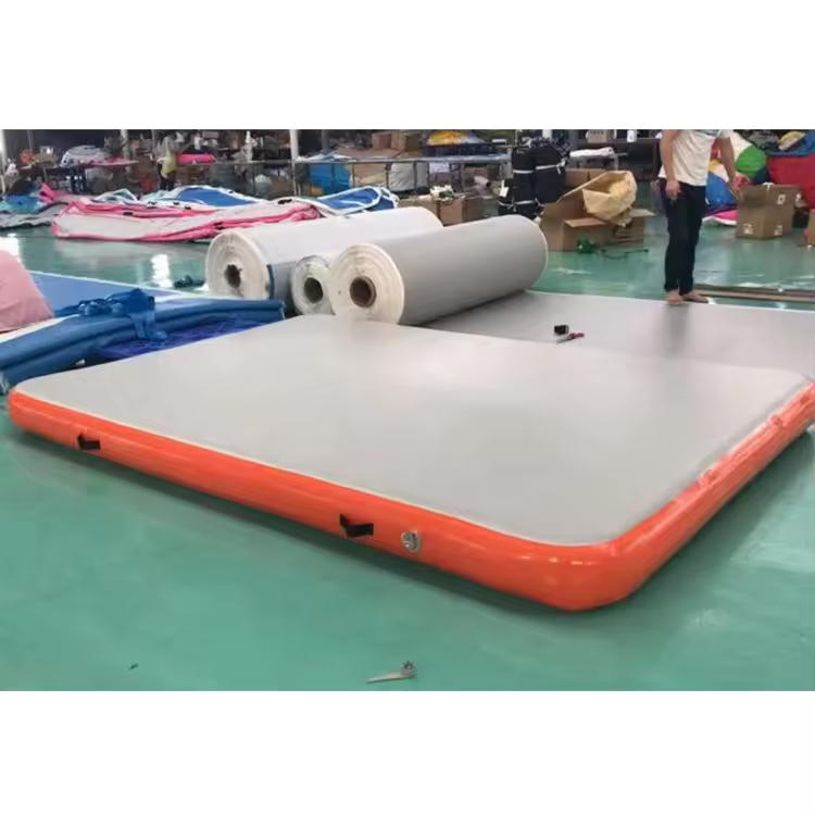 2m Thickness Inflatable Water Inflatable Block Tumble Air Track Tumbling Mat Mini Cheap Air Gymnastics Floor Inflatable Gym Mat