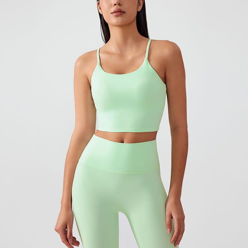 Qumor Sports Underwear Women's Premium Slim Strap Yoga Strap Quick-Drying Fitness Bra