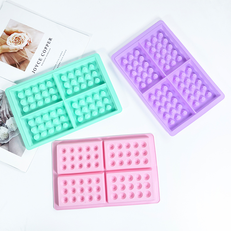 Factory Outlet Baking & Pastry Tools Squares Silicone Waffle Mold Maker Non-Stick Waffle Mold Kitchen Bakeware Cake Mould Makers