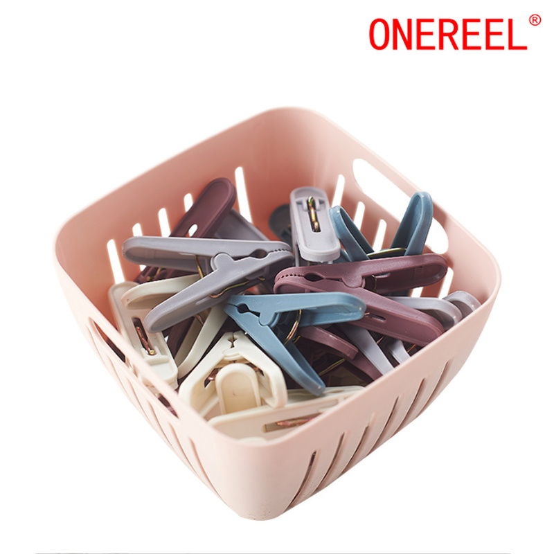 50PCS/Bag Colorful Clothespins Windproof Plastic Clip Clothes Pegs