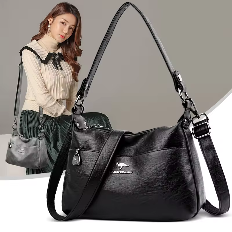 New Design Simple Fashion Satchel Ladies Large Capacity High Quality Handbag Factory Quality