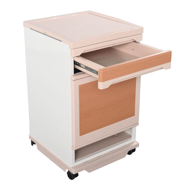 Big Stock Hospital Furniture Bedside Cabinet Locker Table with Drawer