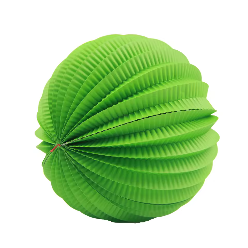 Wholesale Stocked Ready To Ship Party Plain Color Accordion Paper Lantern