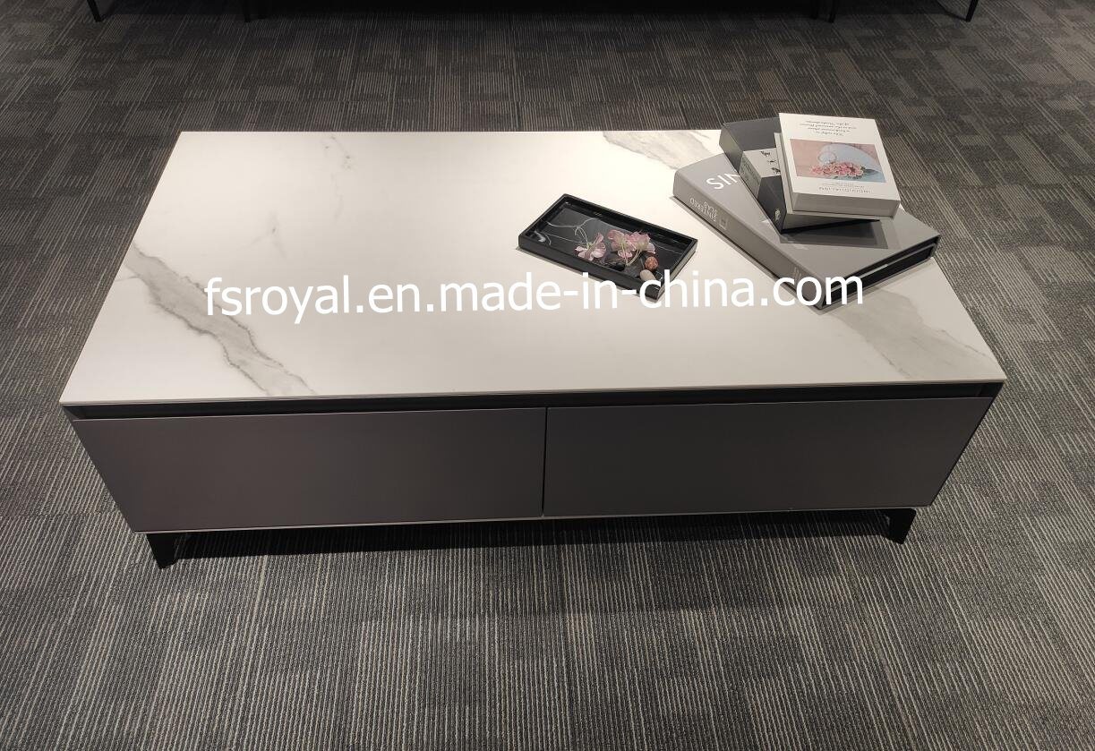 Living Room Furniture Light Luxury Style Wholesale Marble Top for Coffee Table