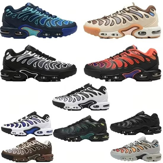Best Seller Men's Tn Plus Series Sneakers with Original Logo Working Shoes Dropshipping Footwear Men Running Shoes with Box