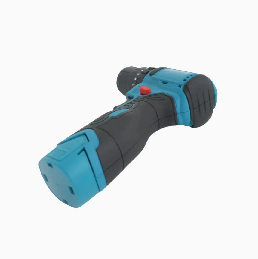 Cisivis Home-Use Tool Box Cordless Impact Electric Drill Machine with 2 Li-ion Batteries