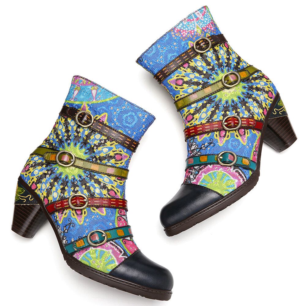 Factory Wholesale Price Genuine Leather Shoes Women Ankle Boots