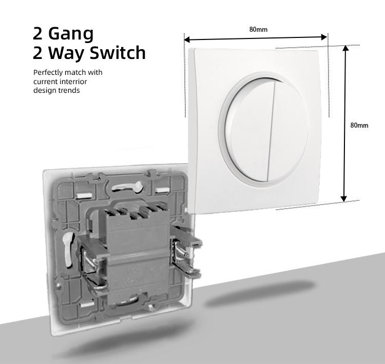 Europe Standard Light Switch Wholesaler Sale Cheap Home Electric Wall Switches and Sockets.