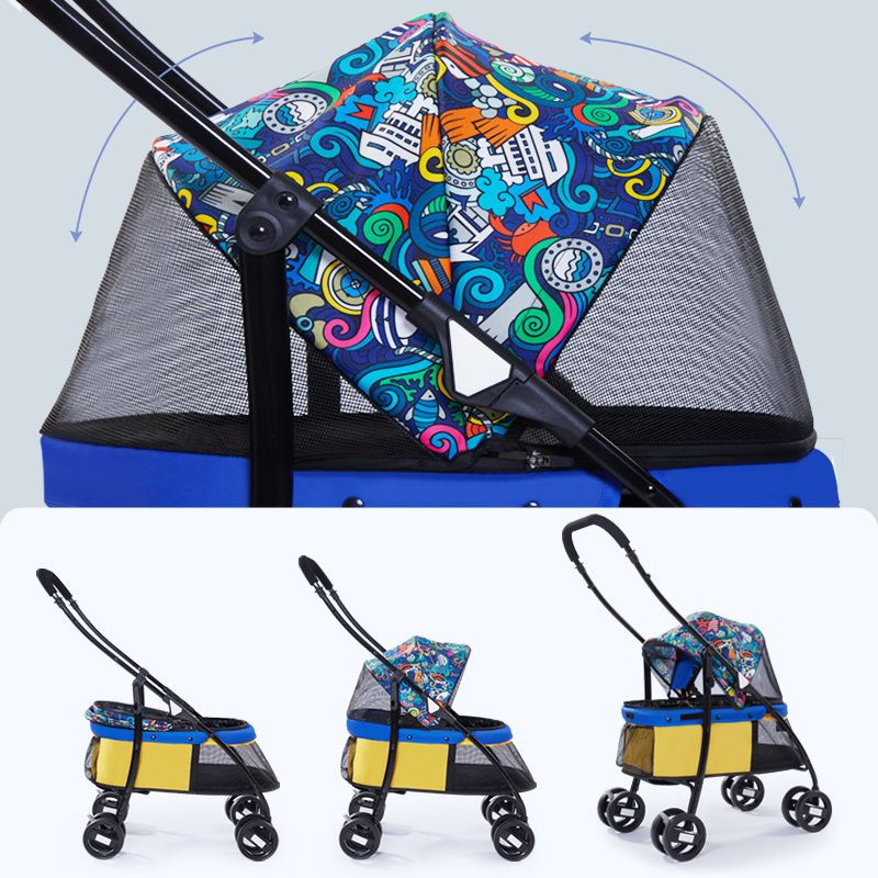 Premium Expandable Foldable Dog Stroller Pet Product Perfect for Pet Adventures
