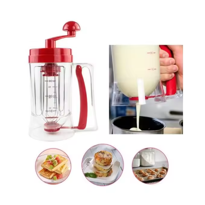 Hand-stirred Batter Dispenser Cup Cake Bakeware Distributor Pancake Machine Diy
