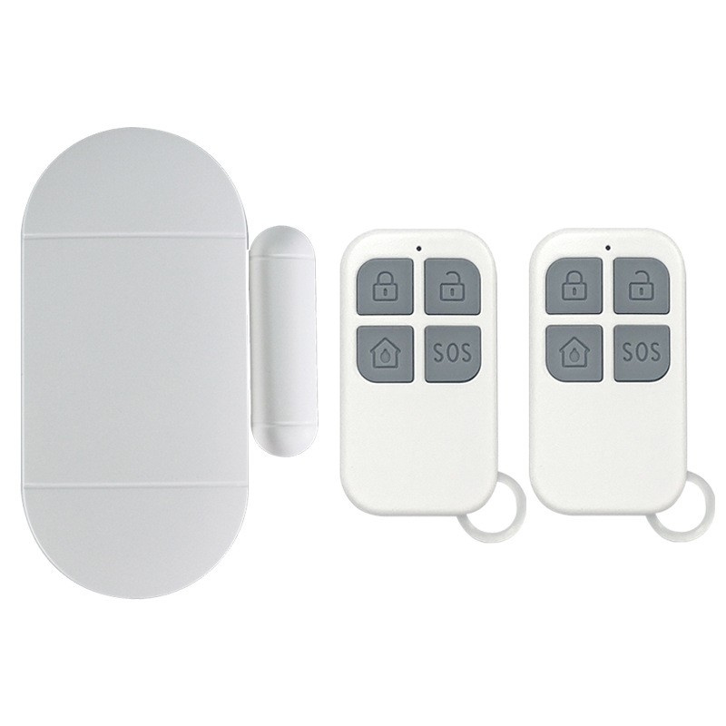 Door Magnetic Alarm Multi-Function Wireless Door and Window Alarm Remote Control Function Home Anti-Theft Device Anti-Thief with 5 Work Modes Adjustable