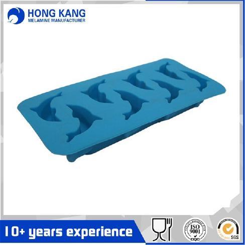 Hot Selling Silicone Dolphin Shape Ice Cube Mould