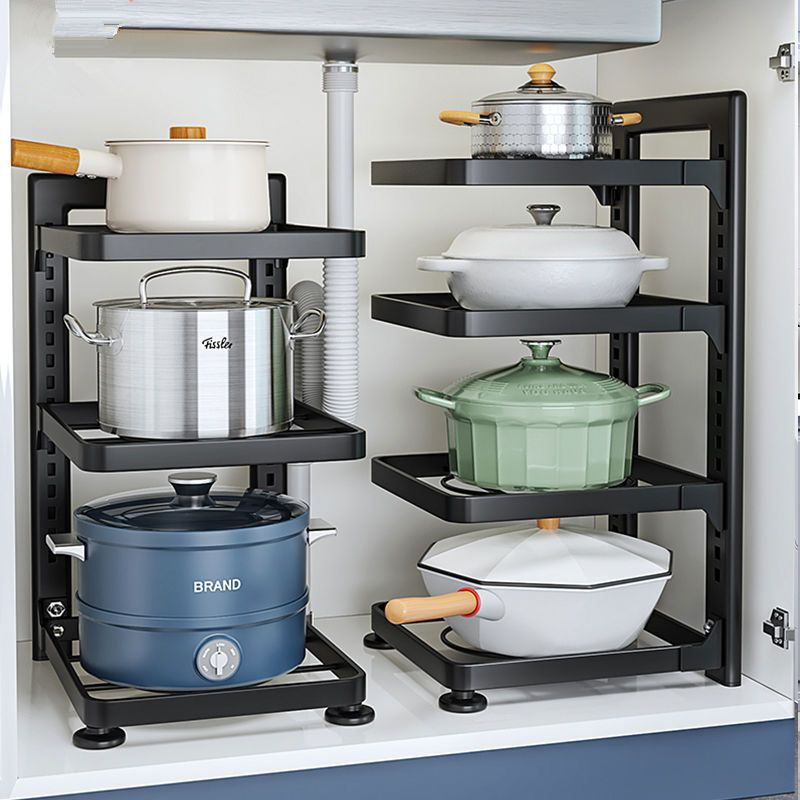 Hot-Selling Multi-Functional Cookware Storage Stainless Steel Kitchen Rack