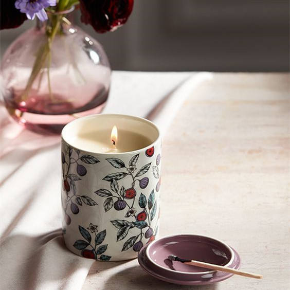 Latest Luxury Handmade Home Decoration Bean Wax Clean Burning Smokeless Home Decoration, Manufacturer Wholesale White Candle