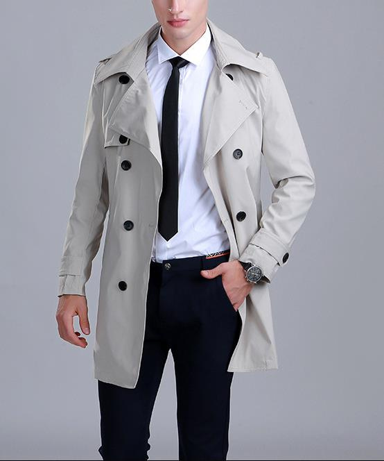 High Quality Fabric Casual Trench Coat Factory Direct Sales